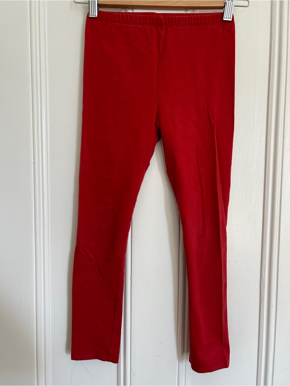 Classic Red Kids Stretch Leggings